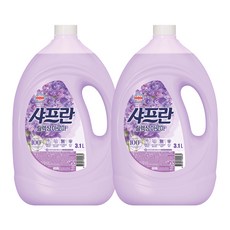 샤프란 섬유유연제 릴렉싱아로마, 3.1L, 2개