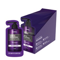 쿤달 단백질 헤어 트리트먼트 싱글파우치 화이트머스크향, 10ml, 30개입