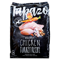 Tapazo 成犬低敏火雞配方 凍乾三重奏, 雞肉, 北美進口乾糧, 無穀乾糧+凍乾, 6.8kg, 1袋