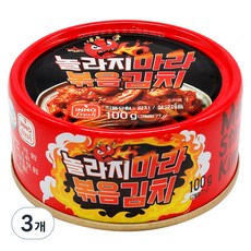 不要驚訝炒泡菜罐頭, 100g, 3個