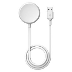 루아러블 갤럭시워치 충전기 케이블 무선 충전 충전독 USB-A타입, 화이트