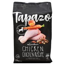 Tapazo 熟齡犬 凍乾三重奏 特百滋 凍乾雞肉食譜，低敏雞肉配方，2.27kg, 1袋