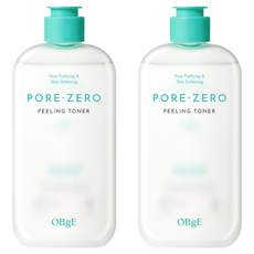 OBge 포어 제로 필링 토너, 310ml, 2개