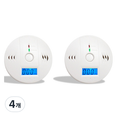 zeker 一氧化碳警報器, 4個, 白色