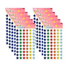 금홍팬시 홀로그램 별 스티커 1089, 혼합색상, 30개