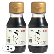 신앙촌 양조 깔끔한 국간장, 120ml, 12개