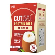 Dr.Calorie+ 美体專科 打卡奶昔, 紅茶拿鐵口味, 高纖, 控卡, 飽足, 每杯不到80大卡, 120g, 1盒
