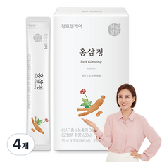 천호엔케어 홍삼청, 300ml, 4개