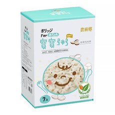 農純鄉 台灣公司貨 蛤蜊咕咕粥 6個月以上 7包, 1.05kg, 1盒