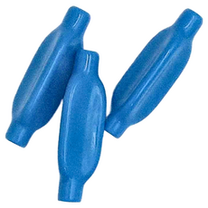 OO 生活輔具 握筆器 Set 3個, 矯正握筆姿勢, 柔軟材質, 增加握筆面積, 藍色, 1袋