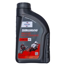 FUCHS silkolene PRO 4 XP 酯基合成頂級競技油 10W60 4T，1公升, 10w-60, 1瓶