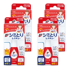 LION 獅王 Top 去漬急救隨身瓶17ml 4入組, 快速去漬、便攜應急，含五枚不暈染吸收墊, 17ml, 4瓶