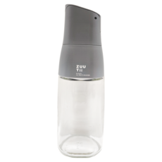 ZUUTii 自動開蓋油醋瓶, 500ml, 玻璃食品級矽膠ABS材質, 1個