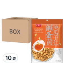 盛香珍 鹹蛋黃葵瓜子仁, 110g, 10包