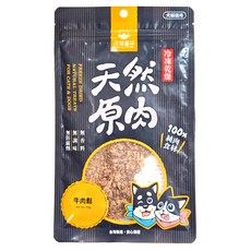 DOG CAT STAR 汪喵星球 天然原肉 冷凍乾燥小零嘴 牛肉鬆 40g 貓犬通用, 1包