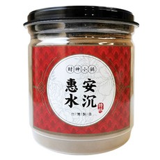 財神小舖 特級天然沉檀淨香粉&供香粉 惠安水沉, 直徑8.8 x 7.1ccm, 1罐