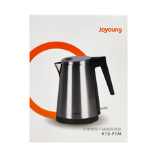 Joyoung 九陽 不鏽鋼快煮壺 K15-F1M, 1.5L容量, 食品級304不鏽鋼壺體, 1個