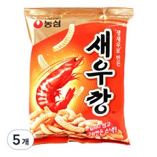 농심 새우깡, 90g, 5개