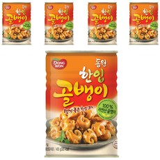 동원 한입 골뱅이 통조림, 400g, 5개