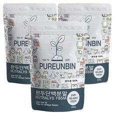 藍豆豌豆蛋白粉, 500g, 3個