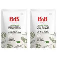 비앤비 젖병 식기세정제 리필, 2개, 500ml 2개, 500ml