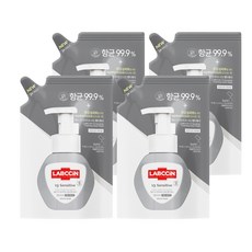 랩신 센서티브 핸드워시 리필 파우더리허브향, 200ml, 4개