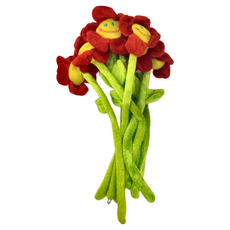 絨毛太陽花娃娃 Set 10, 紅色小號 35cm, 紅色, 10個