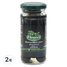 피카치 블랙 피티드 올리브 씨제거 오히블랑카, 2개, 240g