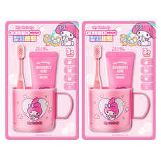 Sanrio 三麗鷗 美樂蒂Chika Chika刷牙組, 2組