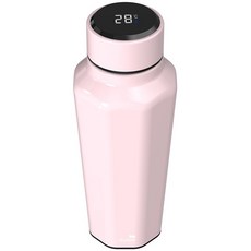 액센 옥타곤 대용량 온도표시 텀블러 SK200, 핑크, 740ml