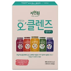 자연원 오클렌즈 원데이 프로그램 야채혼합주스 180ml 1개