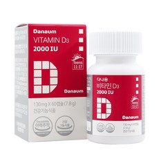 다나음 비타민D3 2000IU, 60캡슐, 1개
