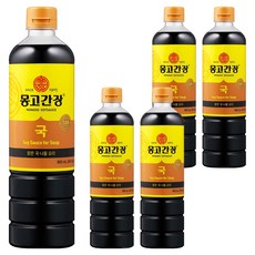 몽고간장 국간장, 900ml, 5개