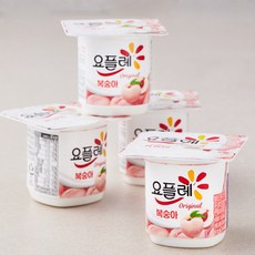 요플레 복숭아 멀티 85g, 4개