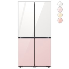 [색상선택형] 삼성전자 비스포크 4도어 냉장고 875L 방문설치, RF85DB90B2AP