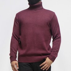 리셋 남성용 트위드 폴라 니트