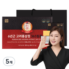 Jungwonsam 6年根高麗紅蔘萃取口含片 60片入, 14.1g, 5盒