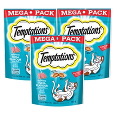 템테이션 고양이 간식, 고소한 참치맛, 160g, 3개 고소한 참치맛, 3개