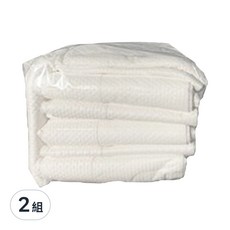 一次性浴巾 摺疊款 7條裝, 加厚設計, 雙面布料, 超強吸水, 70x140cm, 款式隨機, 2組