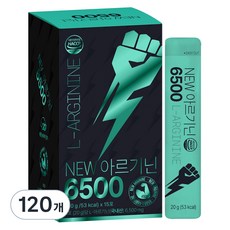 라이프힐 국내산 고함량 NEW 아르기닌 6500, 120개, 20g