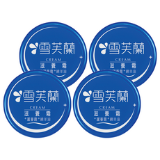雪芙蘭 滋養霜 蘆薈露 + 綿羊油，滋潤保濕，延緩肌膚老化，含維他命E, 30g, 4罐