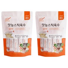 천연한스푼 석하 깊은맛 맛능 스틱 육수 20p, 140g, 2개 2개, 140g