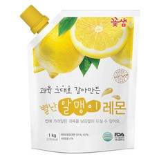 꽃샘식품 별난 알맹이 레몬차, 1kg, 1개