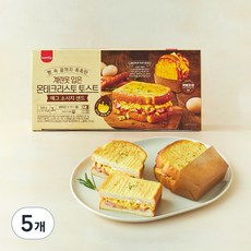 삼립 계란옷 입은 몬테크리스토 토스트 에그 소시지 샌드, 180g, 3개입, 5개