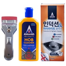 아스토니쉬 인덕션 & 하이라이트 광택클리너 235ml + 스크립퍼, 단품