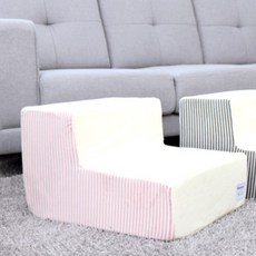 레드퍼피 반려견 밀크 듀 펫스텝, 스트라이프핑크, 1개