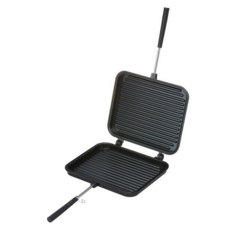 LOGOS 熱壓吐司烤夾, LG81062246, 鋁合金材質, 煎鍋熱壓多用途, 21.5cm, 1個