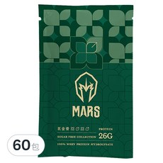 MARS 戰神 水解乳清蛋白 茗金萱奶茶 無甜風味 Set, 26g 蛋白質, 100% 水解乳清, 35g, 60包