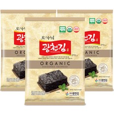 광천김 오가닉 광천김, 20g, 3개 - 아이얌오가닉김