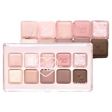 lilybyred 浪漫情懷10色眼影盤, 05 棕粉同樂會, 1入
